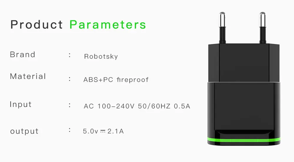 5V 2.1A светодиодный светильник с двумя usb-адаптерами для iPhone 5 6 iPad samsung, настенное зарядное устройство для мобильных телефонов