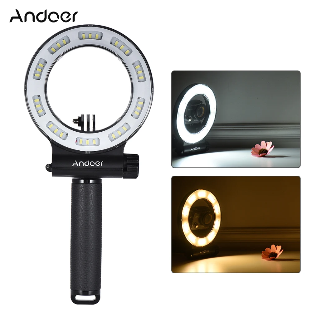 Andoer SL-109 30 lumière LED étanche 40 m plongée lumière de remplissage 3 Mode pour GoPro Hero 6/5/4/3 +/3 Yi 4 K SJCAM Action sport caméra