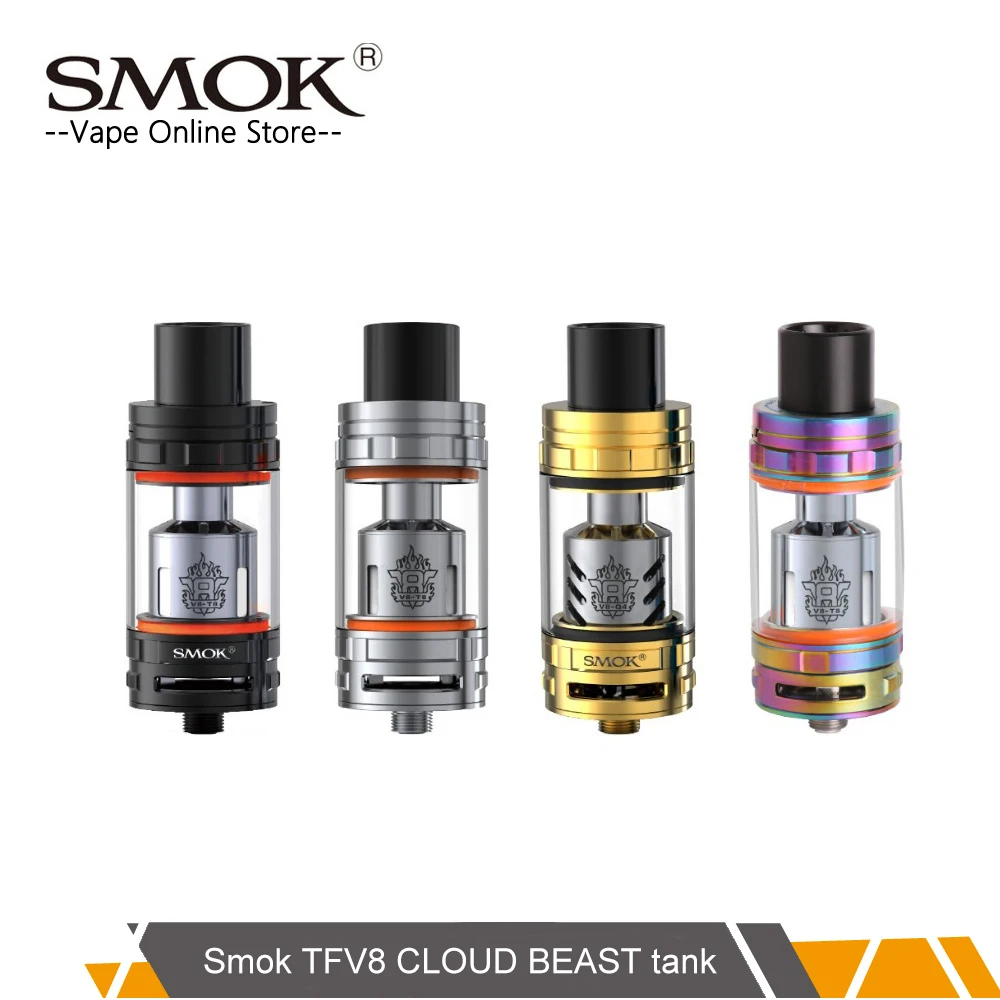 Оригинальный Smok TFV8 Танк 5 мл/6 мл облако зверь танк с верхней заполнения воздуха