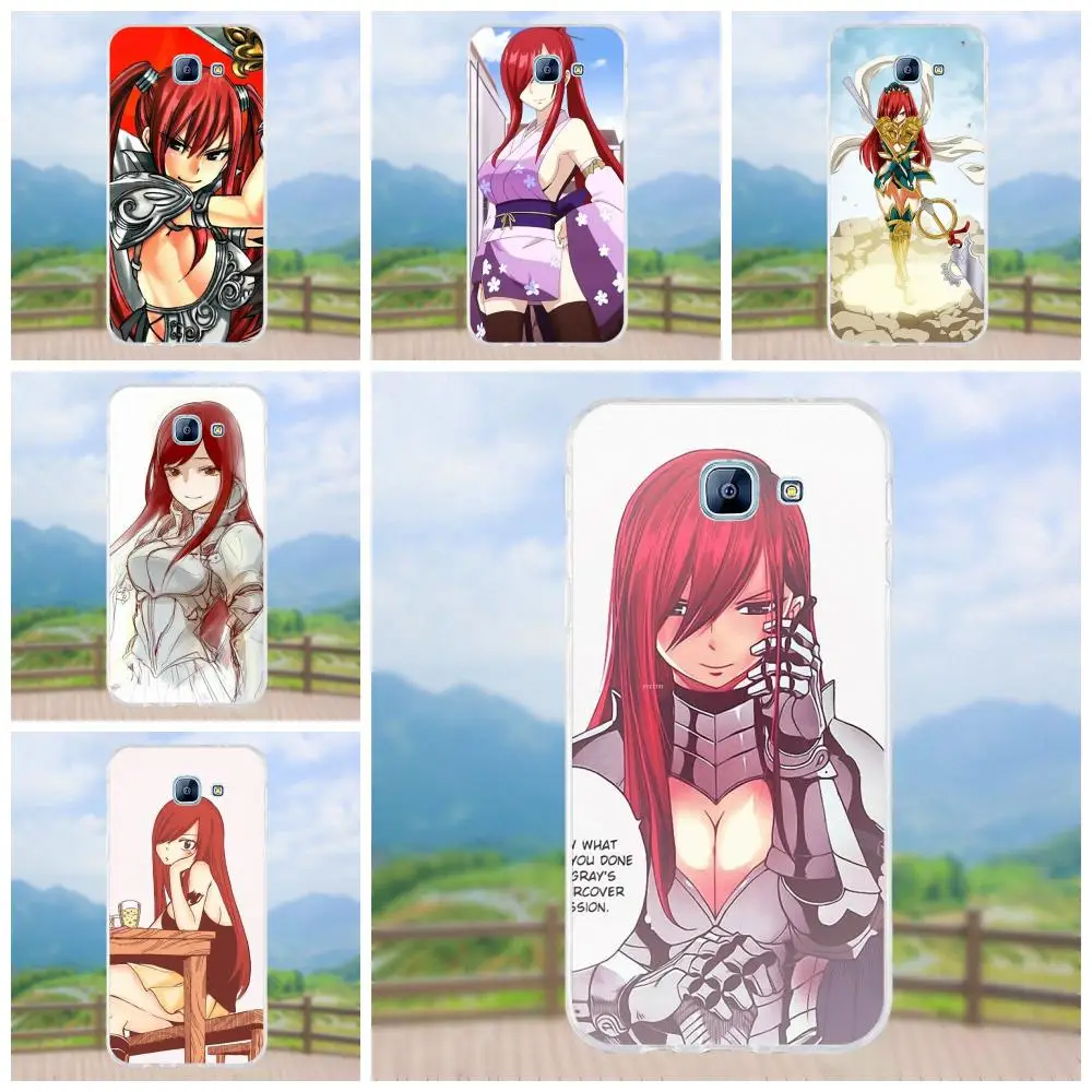 Vvcqod Anime Erza Scarlet Fairy Tail For Samsung Galaxy A3 A5 A7 J1 J2 J3 J5 J7 2015 2016 2017 TPU Custom Design | Мобильные