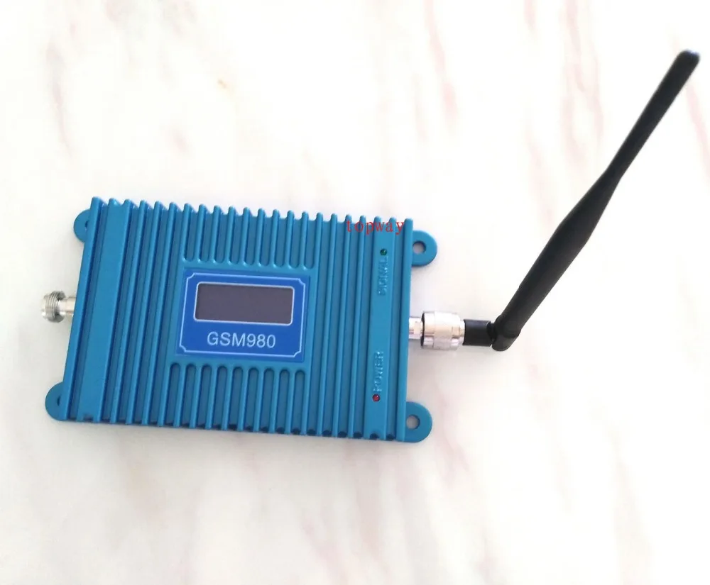

mobile phone GSM signal booster GSM980 signal repeater amplifier with LCD display indoor antenna power adapter