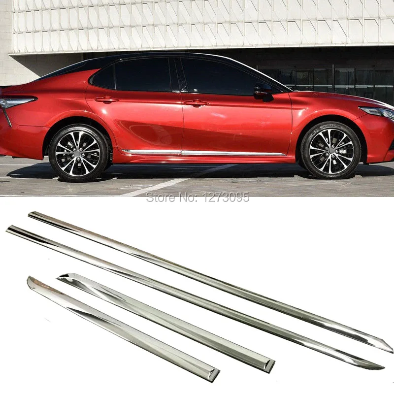 For Toyota Camry 2018 ABS Chrome Side Door Body Molding Trim Cover