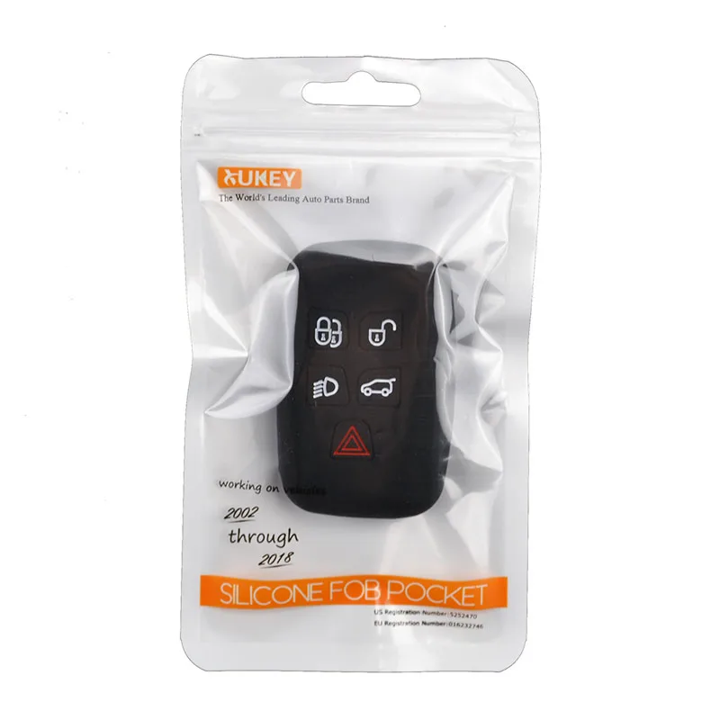 Силиконовый чехол с 5 кнопками для Land Rover Range Sport Vogue Evoque 4|key case for car|land rover key casecar cover |