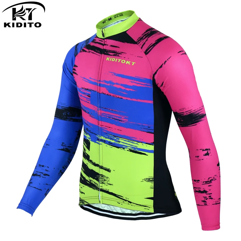 

KIDITOKT 2017 Cycling Jerseys Invierno Ropa Ciclismo Pro Winter Thermal Fleece Bike Clothing MTB Bicycle Clothes Sportswear