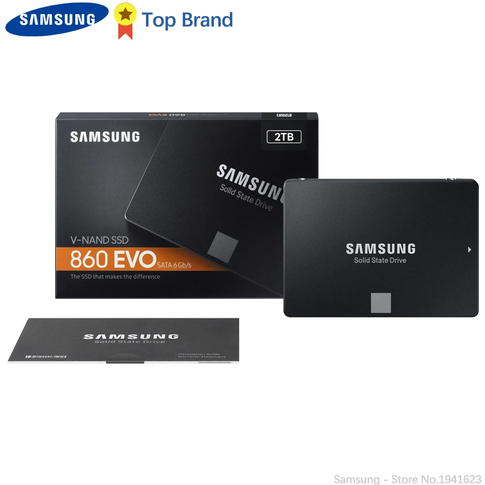 

SAMSUNG SSD HDD 500GB 250GB 1TB 2TB 860 EVO Internal Solid State Disk Hard Drive SATAIII HDD for Laptop Desktop PC 520MB/s