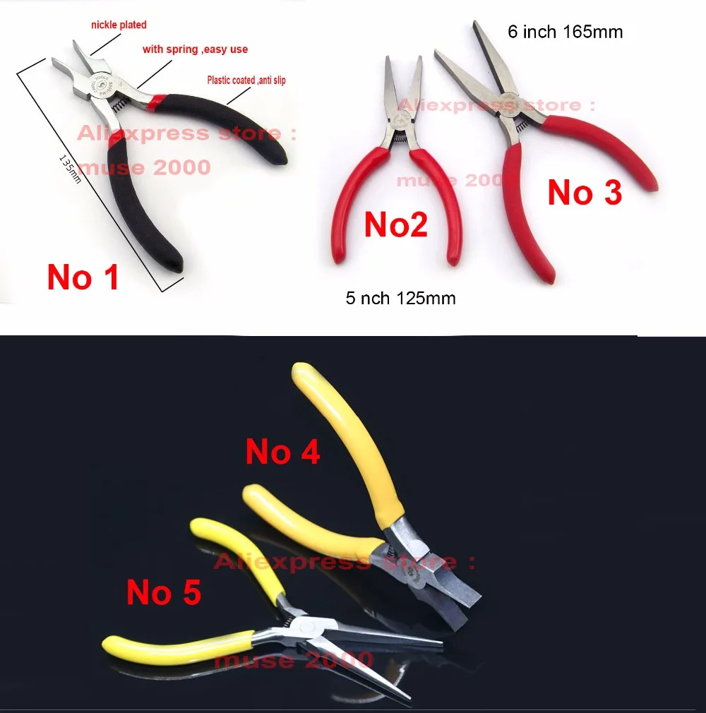 5 6 inch ultra thin head tip pliers mini diagonal tool electronic IC