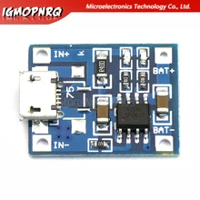 5 шт. TP4056 1A Lipo зарядное устройство Модуль литиевая батарея DIY порт Mike USB интерфейс