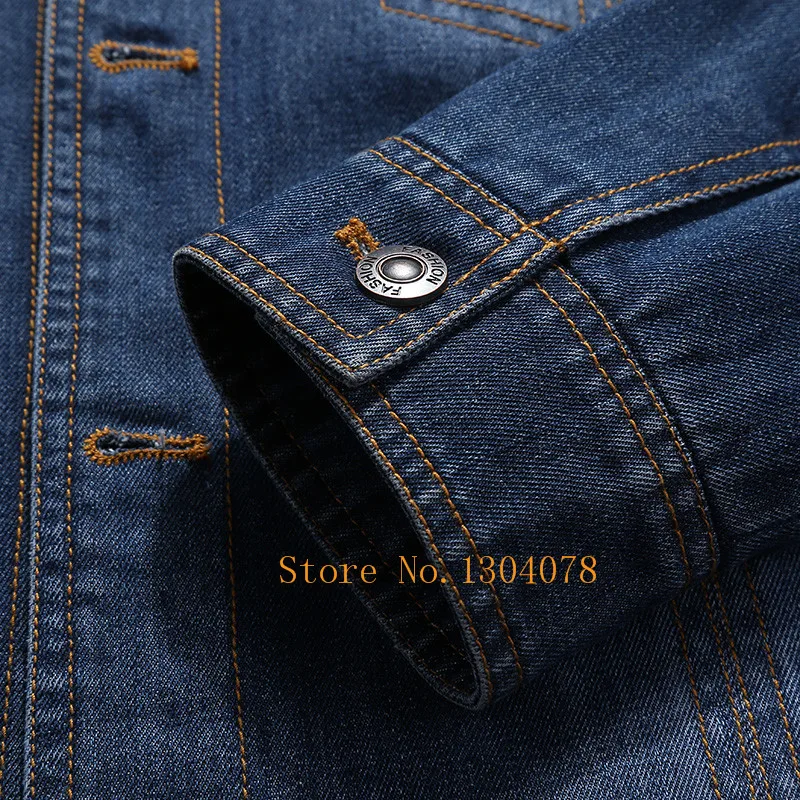 2018 Retro Denim jacket men Spring Autumn Brand Tace & Shark jacket men's classic Streetwear jean jackets coat plus size 5XL 2018 Retro Denim jacket men Spring Autumn Brand Tace & Shark jacket men's classic Streetwear jean jackets coat plus size 5XL