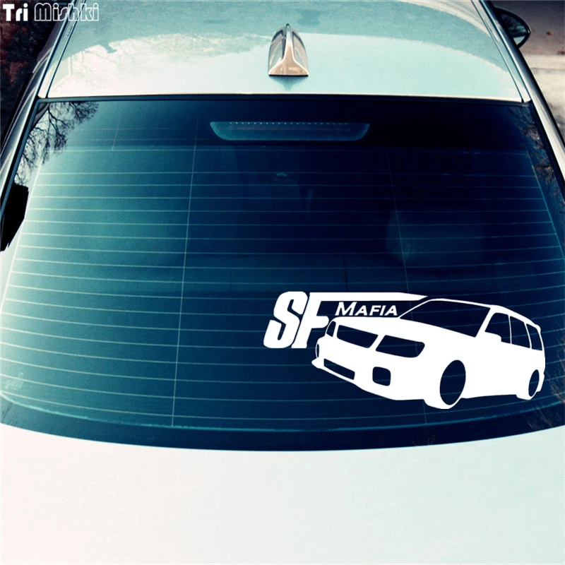 Tri Mishki HZX038 10*24см 1 4 шт наклейки на авто sf mafia for subaru forester автомобиль наклейка авто|car
