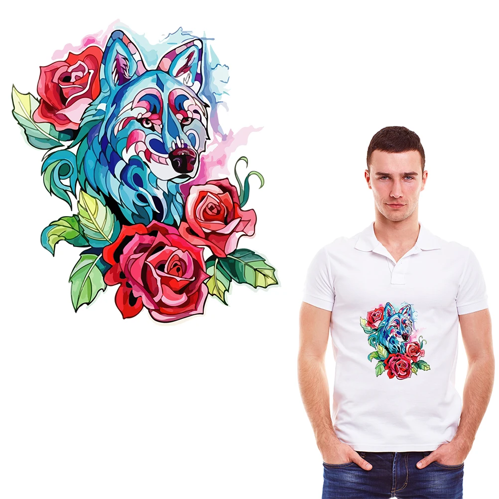 

Surpdeco Iron on Patches for Clothing Household Heat Transfer Stickers Washable Patch for T-shirts DIY Decoration Appliqued