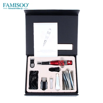 

1 Complete Kit Dragon Permanent Makeup Pen Great Power Supply Permanent Makeup Machine Needle Caps Kit