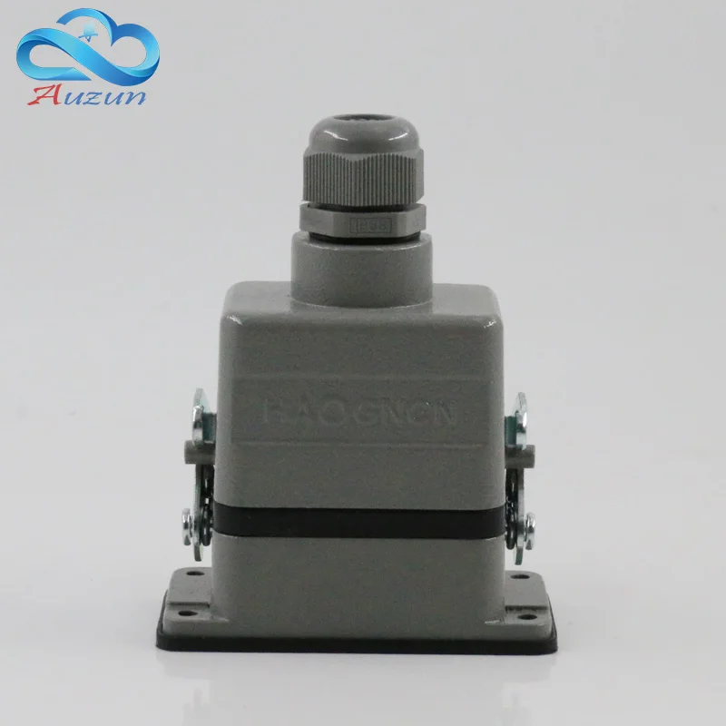 H6B - HE rectangular heavy-duty connector 6-006-1 needle aviation plug at the top for a single button 16 a500v screw feet | Обустройство