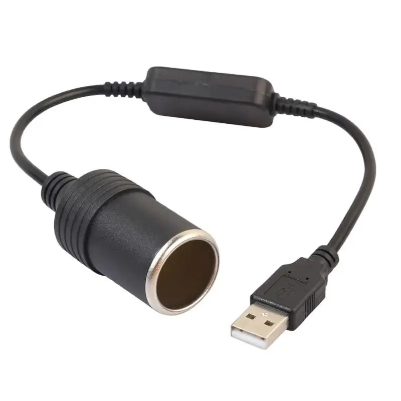 5 в 2A USB до 12 В 8 Вт автомобильный прикуриватель гнездо адаптер USB штекер для прикуривателя Женский конвертер авто аксессуары