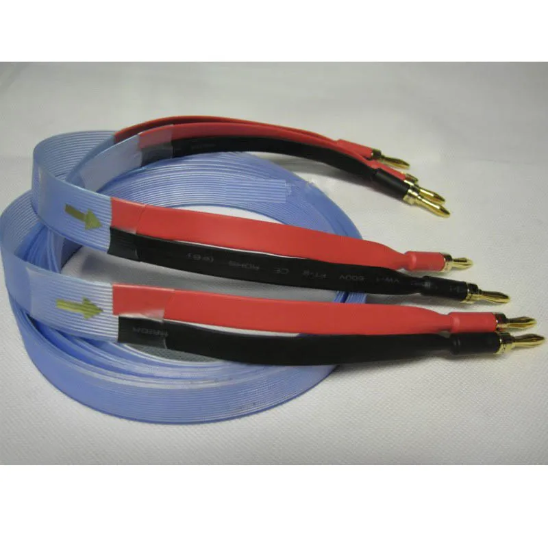 

Hifi audio Silver Audiophile Speaker Cable 2.5m DIY Pailiccs 14 core