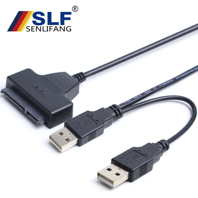 Преобразователь кабельного разъема SATA USB 2 0 для жесткого диска к 7 + 15 22Pin адаптер 5