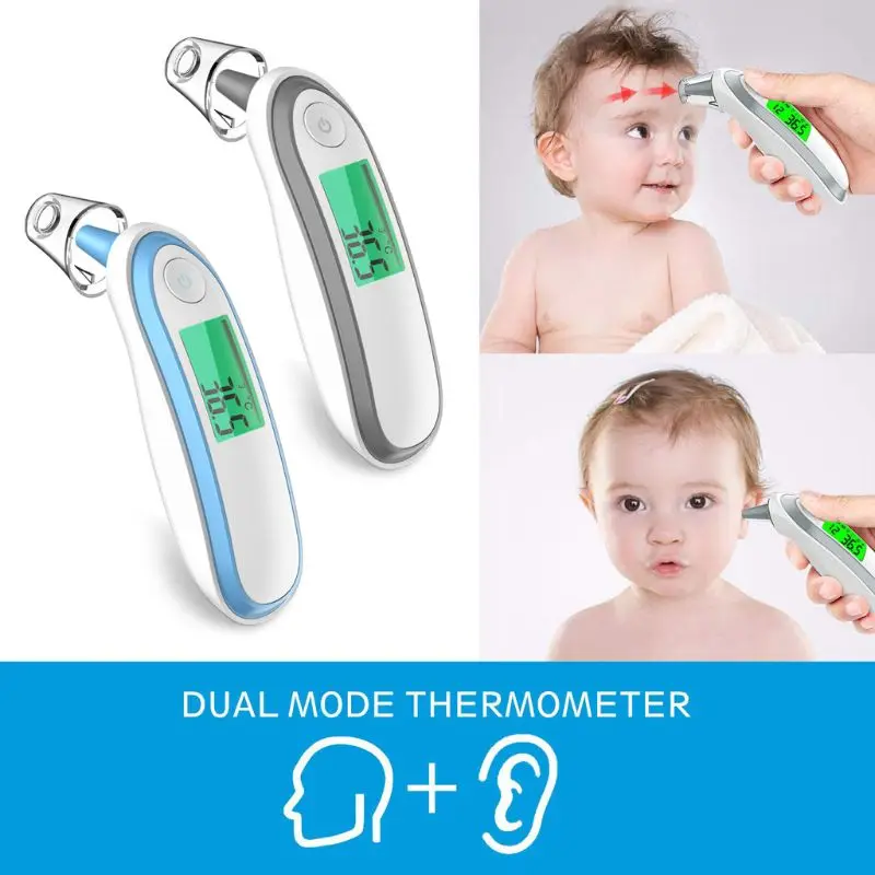 

Ear and Forehead Thermometer Digital Medical Infrared Thermometer For Baby Children Adults Fahrenheit and Celsius Converti