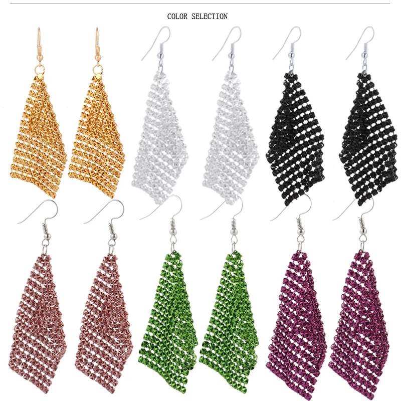 2016 new CACANA gold plated dangle long earrings for women tassel Bohemia style fashion bijouterie hot sale No.A501 A502 A503