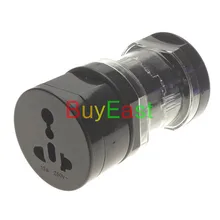 Адаптер для путешествий в мире, сменный, UK/EU/US/AU/China, работает в более чем 150 странах черного цвета