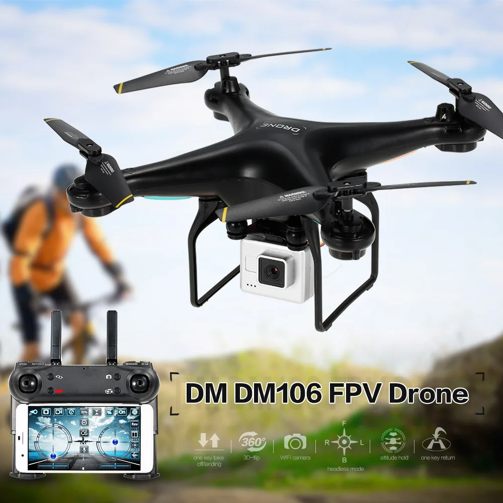 

New Arrival Remote Control Drone WIFI FPV RC Quadcopter with 0.3MP Camera Altitude Hold RTF RC Helicopter Toys