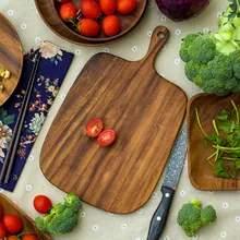 Japanese Style Wood Chopping Board Kitchen Cutting Board Chopping Blocks Bread cheese board square chopping board