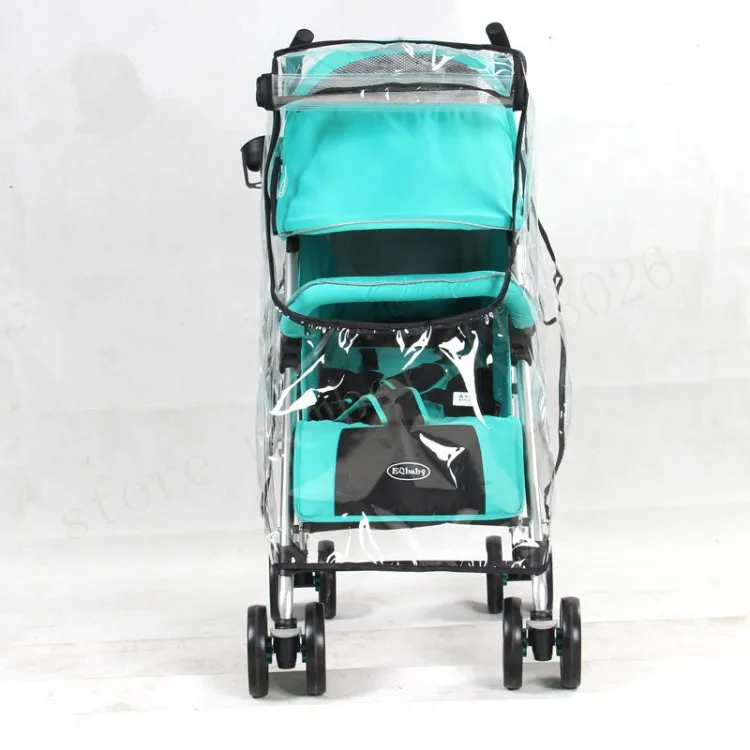 Baby stroller rain cover  PVC Universal Wind Dust Shield with windows For Strollers Pushchairs stroller accessories