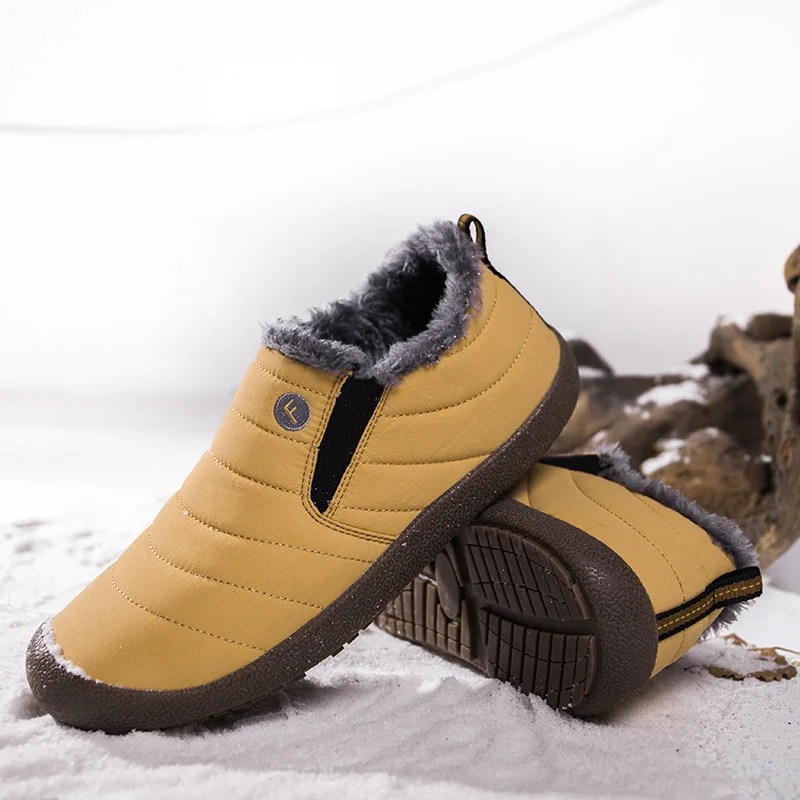 unisex waterproof fur lined snow boots