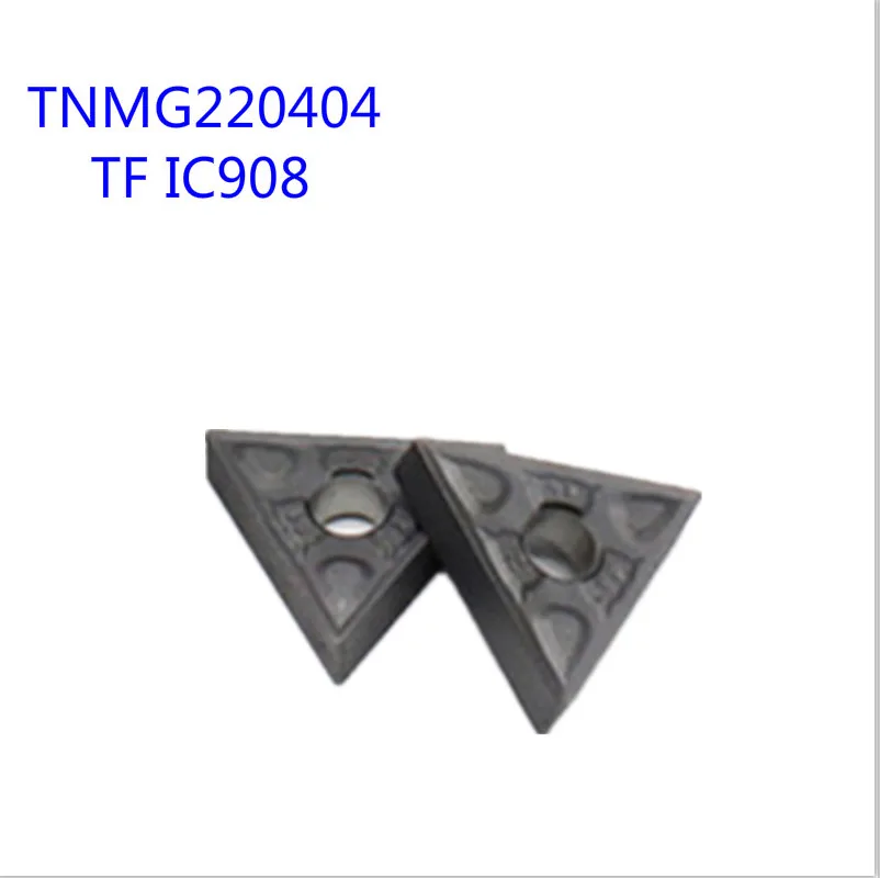 

20PCS IscaTNMG220404 TF IC908 External Turning Tool Carbide Insert Indexable Carbide Turning Inserts Lathe Blade for Cylindrical