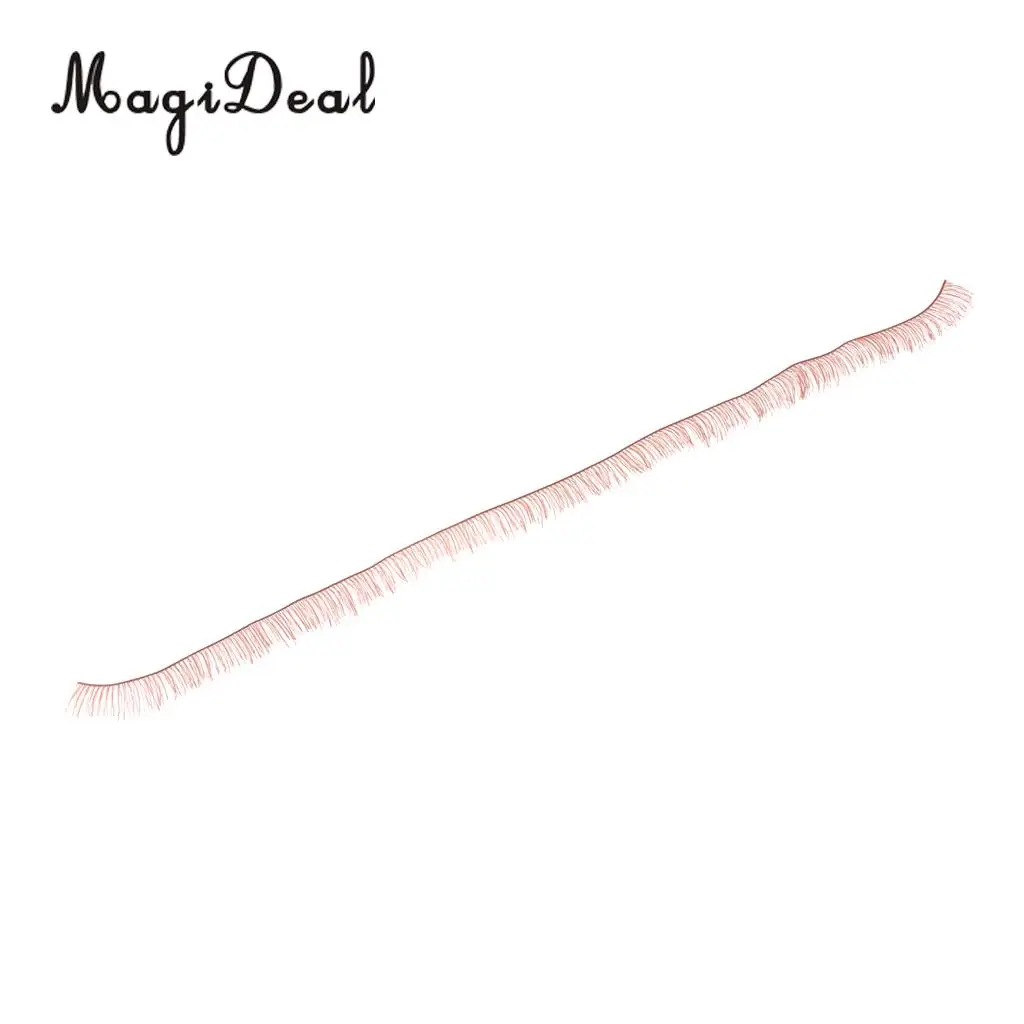 10 Pieces Girl Dolls Curly False Eyelashes Strips For BJD Dolls Makeup Accessory 18cm Length