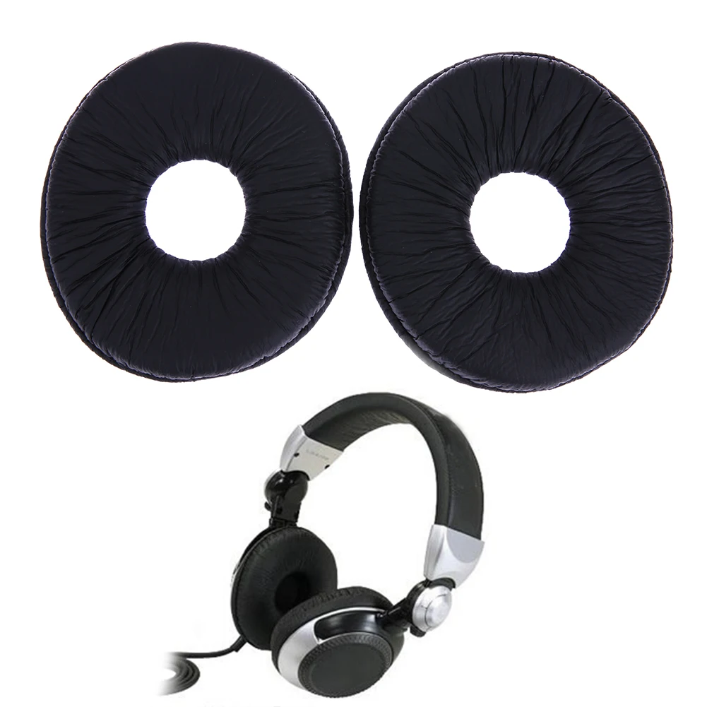 Almofada de couro para fone de ouvido, 1 par de almofada para fones de ouvido rp, capa para técnicos rp dj1200 dj1210