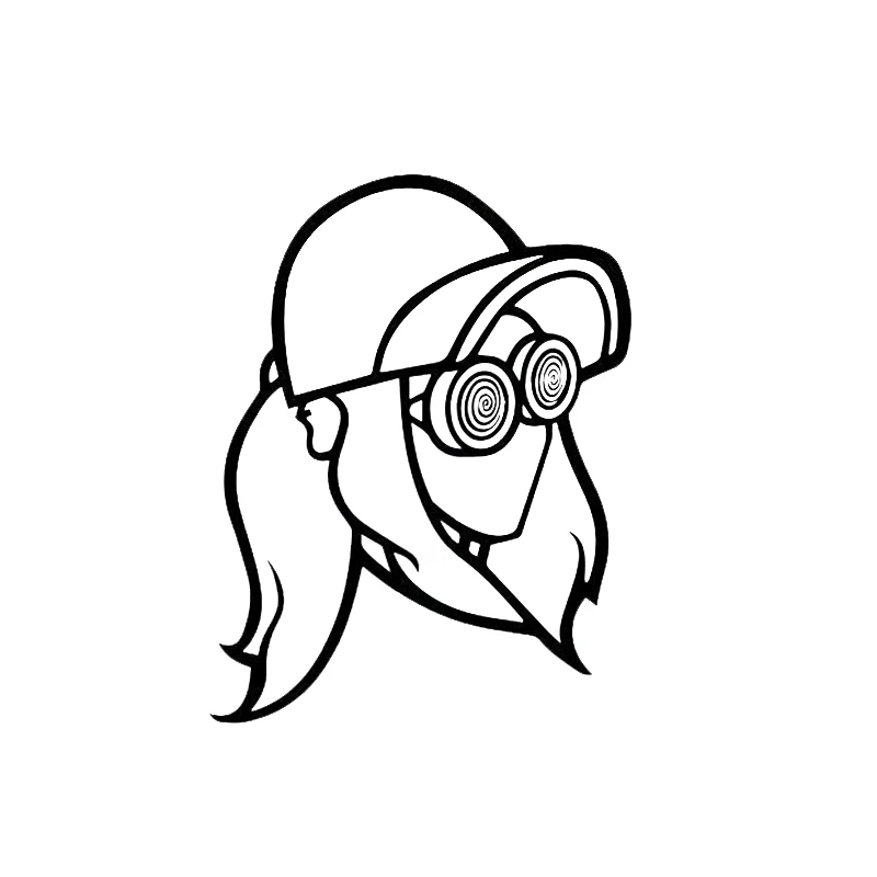 13*17 см REZZ EDM DJ девушки виниловые наклейки для ноутбука грузовик бампер окно