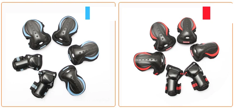 NEW 6pcs/set Inline Skating Protective Gear Sets Elbow pads Bicycle Skateboard Ice Skating Roller Knee Protector For Adult Kids