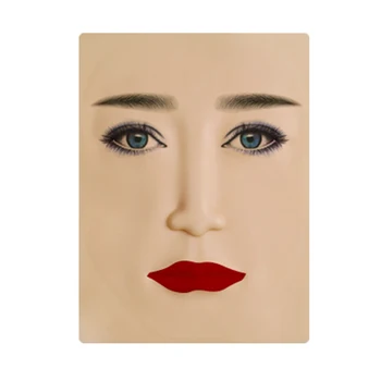 

1Pcs 3D Silicone Face Tattoo Practice Skin for Permanent Makeup Eyebrow Lips Eyeliner permanent makeup accesories tattoo supply