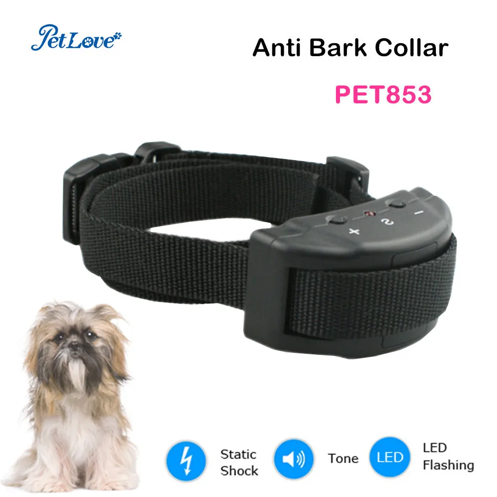 7 Levels Adjustable Static Shock Anti Bark Collar Beeper and Static