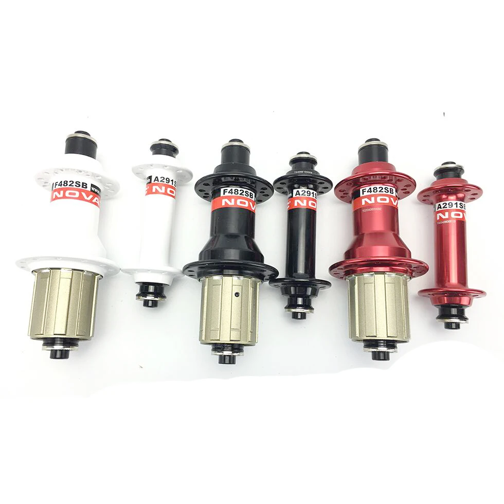 

Novatec Hub A291SB F482SB Front 20 Rear 24 Holes with Quick Release/Skewers in Red Black White Color