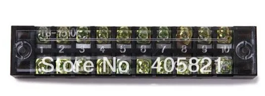 

TB-1510 15A 10 Pole Electric Terminal/Wiring Board/Cable Panel/Terminal Block