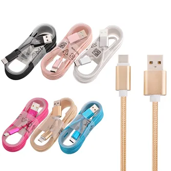 

1000pcs/lot 1.5m USB Type C cable Accessory Bundles For MacBook Xiaomi 4C Letv Oneplus Nexus 5X