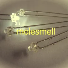 100 шт 1,8 мм Ультра яркий светодиодный светильник 1,8 мм белый прозрачный светодиодный светильник