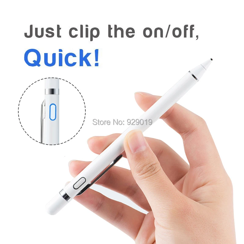 Для apple Pencil, стилус сенсорная панель для планшета карандаш для ipad Pro/1/2/3/4/ipad mini 1 перезаряжаемый Высокоточный