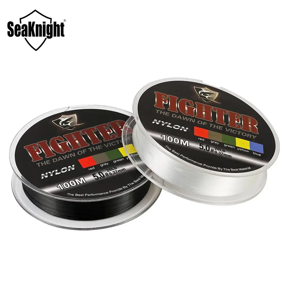 Seaknight Fighter 100 м нейлоновая рыболовная моноволоконная нить линия японский материал