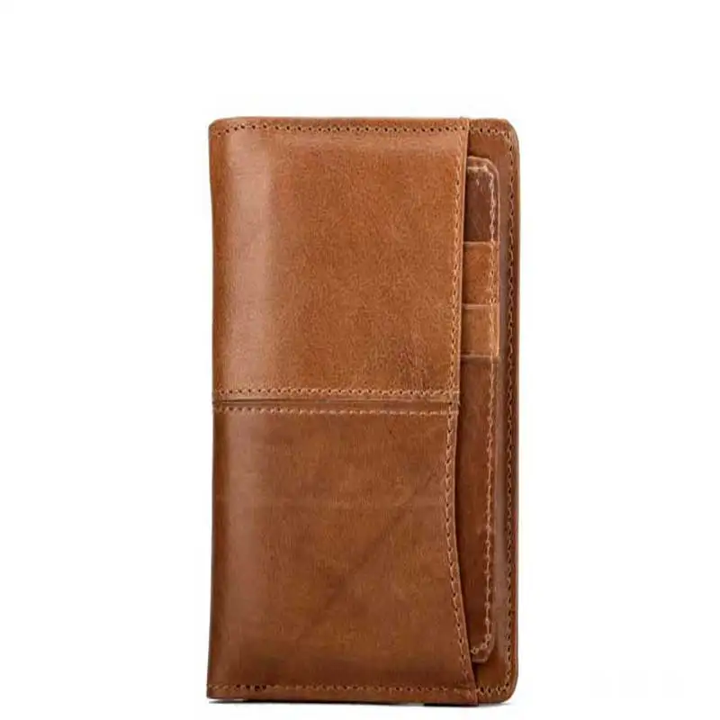 

Oil wax leather Retro Leather men's wallet leisure multi-card short wallet wallet