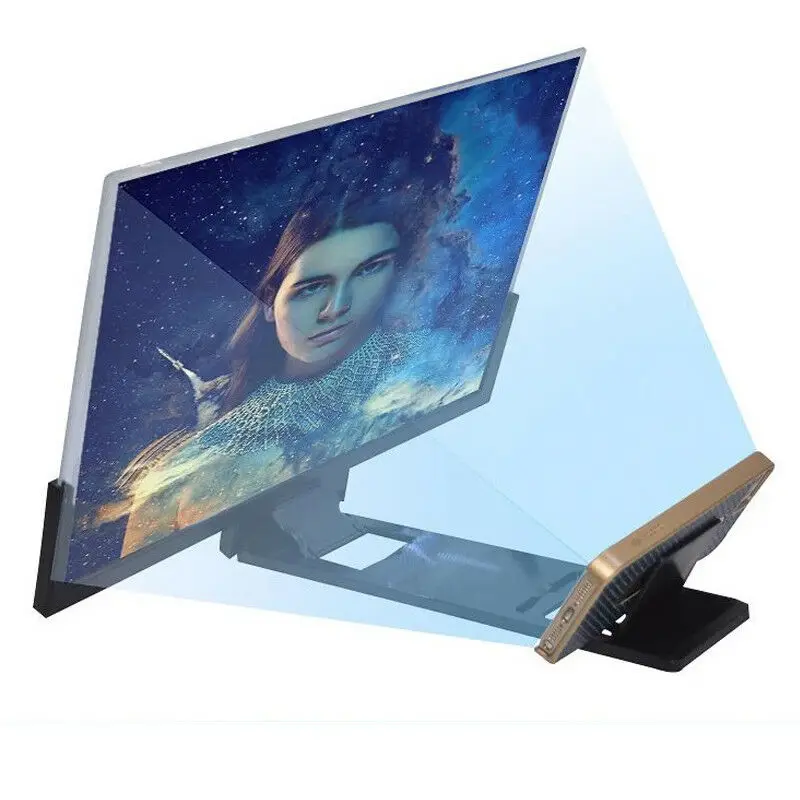

14" 3D Enlarged Screen Mobile Phone Bracket Cellphone Holder Amplifier Magnifier