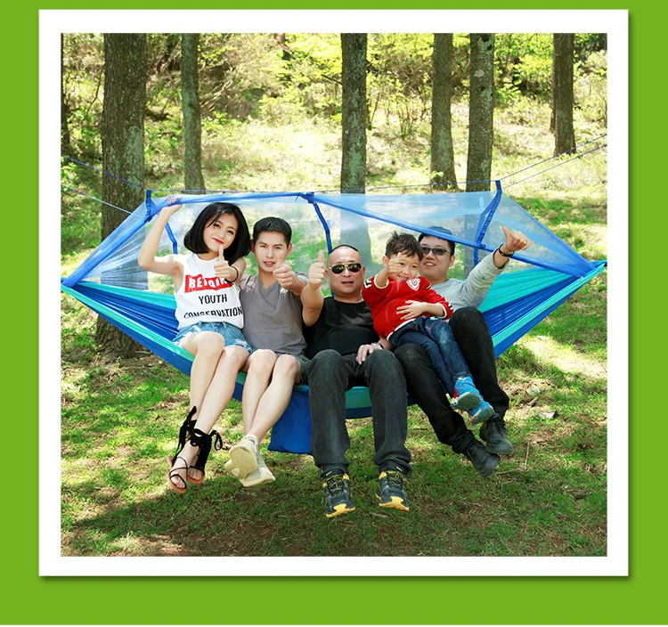Vilead 260*140 cm acampamento rede com mosquito