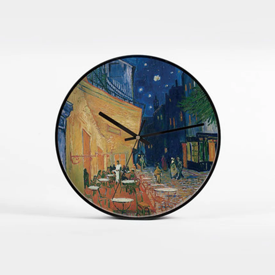 

Retro Creative Wall Clock Modern Design Home Decor Self Adhesive Silent Sticker Wall Clocks Reloj Pared Metal Photo Frames 5C393