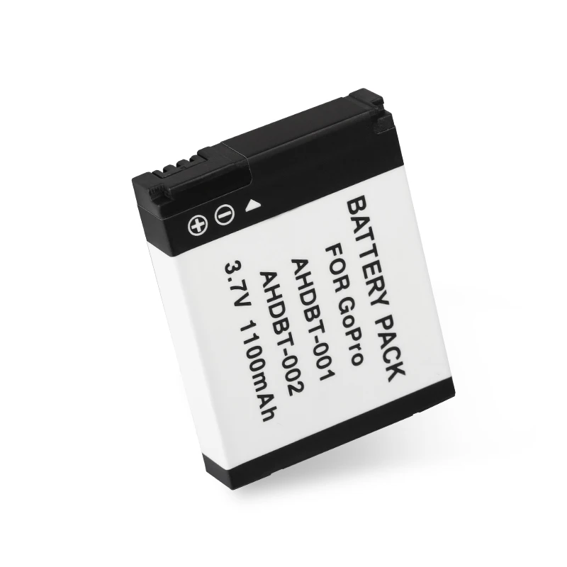 Dinto 2 шт. AHDBT 001 002 AHDBT001 1100 мА/ч 3 7 в Li Ion Батарея для Gopro HD Hero 1 960 голая Surf Hero|battery for gopro|3.7v