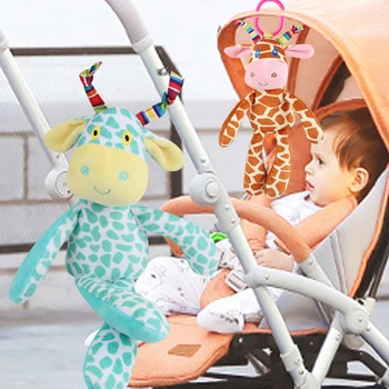

Cute Giraffe Plush Toys Fragrance Small Donkey Stroller Decoration Bag Hot Sale Pendant Hanging Girlfriend Children's Toys Gift