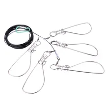 Портативный из нержавеющей стали ремень живой рыбалки замок Пряжка снасти Стрингер инструменты 5 м