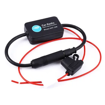 

Universal Radio FM Antenna Amp Amplifier Booster for Marine Vehicle Boat RV 12V Signal Enhance Device