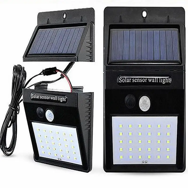 

20 LED Solar Powered Light Bulb PIR Motion Sensor 3 Modes Waterproof Outdoor Garden Street Night Lamp Solar Wall Light Lamp