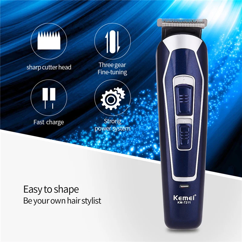 

110-240V Professional Hair Clipper Electric Trimmer Men Rechargeable Hair Cutter Hair Cutting Machine Shaving Haircut Tool