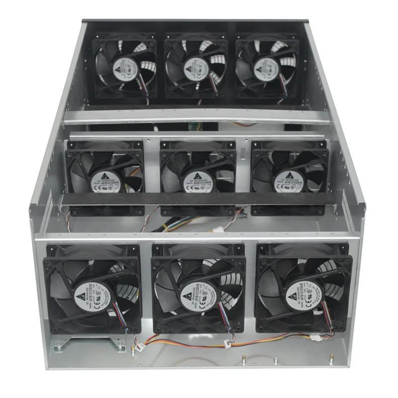 PC Case Mining Machine Sever Rack USB Miner ETH Bitcoin XMR 6U Frame Support P104 P106 470 570 1080 6 8 12 13 Video card case PC Case Mining Machine Sever Rack USB Miner ETH Bitcoin XMR 6U Frame Support P104 P106 470 570 1080 6 8 12 13 Video card case